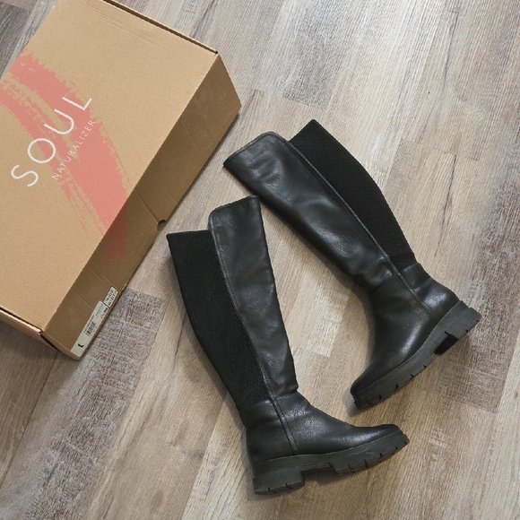 SOUL Naturalizer Olga Over the Knee Wide Calf Boots - Picture 5 of 13